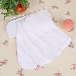 Serviette en microfibre personnalisée 2 couches 13*35cm réutilisable lavable absorbant les couches absorbantes absorbeurs boosters de matelas à langer - Product Image 1