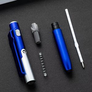 4 in 1 Multifunctional Heavy Metal Ballpoint Pen with Logo Universal Stylus Pen with <b>LED</b> Customizable Suitable for Home Use - Product Image 6