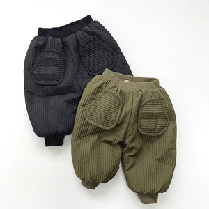 Veste de style décontracté tendance personnalisée pour enfants Pantalons longs pour bébés garçons en velours et laine chauds et épais de haute qualité - Product Image 5