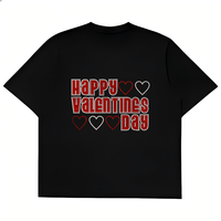 Transferts thermocollants personnalisés en strass pour la Saint-Valentin, motifs en strass pour t-shirts