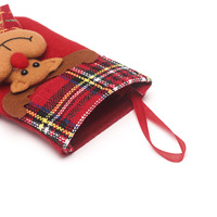 Chaussettes de Noël, Père Noël, Bonhomme de neige, Renne, Sacs cadeaux, Ornements suspendus pour sapin de Noël, Pochette à bonbons pour enfants, Décorations de Noël pour la maison