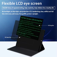 Tablette d'écriture LCD en cuir portable de 11 pouces pour le bureau, bloc-notes, mémo, pour les affaires