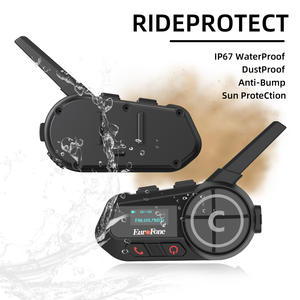 Casco de Motocicleta de Alta Calidad con Auriculares, Intercomunicador para 6 Personas, Pantalla LED, Comunicación para Motociclistas - Product Image 4