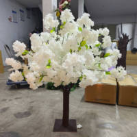 L857 Fleurs de cerisier artificielles 90cm Décoration de mariage Arbre vert Arbre artificiel pour centre de table