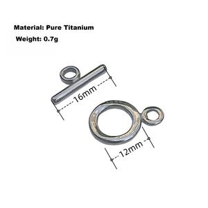 Cierre de Langosta y Broche de Titanio Puro - Conector para Cuentas/Abalorios, Broche para Colgante de Teléfono, para Collar, Pulsera, Accesorios de Joyería DIY - Product Image 3