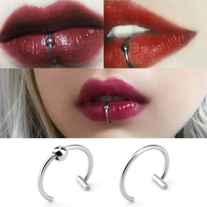 Punto de joyería europea y americana de acero inoxidable <span class=keywords><strong>sin</strong></span> agujeros anillo de labio falso SUMINISTRO DE Clip de labio <span class=keywords><strong>Piercing</strong></span> joyería labio clavo - Product Image 2