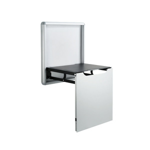 Aluminum Alloy Wall Mounted Folding Shoe <b>Stool</b> Space Saving Industrial Design For <b>Bathroom</b> - Product Image 2