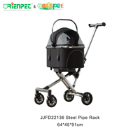 ORIENPET & OASISPET Poussette pliable pour animaux de compagnie avec panier amovible JJFD 22137 Produits pour animaux de compagnie
