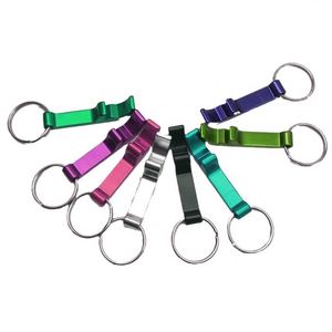 Ouvre-bouteille porte-clés en métal mini portable personnalisé avec logo laser, vente en gros d'usine, moins cher - Product Image 2