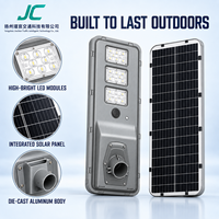 Lampadaire solaire LED intégré OEM ODM en aluminium moulé sous pression pour l'éclairage des routes de villages et des parcs