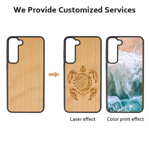 Étui de téléphone personnalisé en bois de bambou avec gravure Laser pour <span class=keywords><strong>Samsung</strong></span> A53 <span class=keywords><strong>54</strong></span> <span class=keywords><strong>5G</strong></span> - Product Image 3