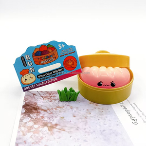 En stock : Squishies en forme de boulettes, à récupération lente, type Baozi, Boîte mystère, Balles anti-stress, Jouet sensoriel Fidget, Jouet alimentaire anti-écrasement - Product Image 4