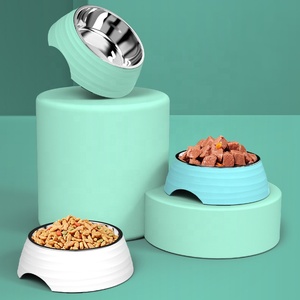Atacado Novo Estilo Personalizado Pet <span class=keywords><strong>Dog</strong></span> Water <span class=keywords><strong>Bowl</strong></span> Sem Spill <span class=keywords><strong>Dog</strong></span> Food <span class=keywords><strong>Bowl</strong></span> Stand Stainless <span class=keywords><strong>Dog</strong></span> <span class=keywords><strong>Bowl</strong></span> - Product Image 1