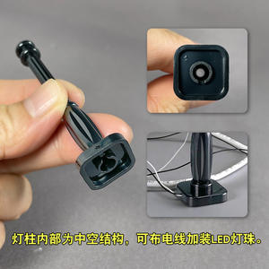 MOC Pièces de construction à petites particules 11062 Poteau d'éclairage creux 2x2x7 Lampe de rue Scène de rue - Product Image 5