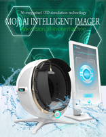 Dermatoscope 3D 8 spectres Analyse de la peau Miroir intelligent Lampe à bois Scanner facial Analyseur de peau UV Machine Miroir Analyseur de peau