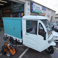 Machine de lavage de voiture à vapeur à trois roues à double fonction 48V à haute efficacité pour le service de nettoyage automatique sur site/véhicule