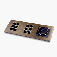 Commutateur de contrôle intelligent électrique Wifi de système de solutions de maison de bâtiment d'hôtels de villa de conception exclusive