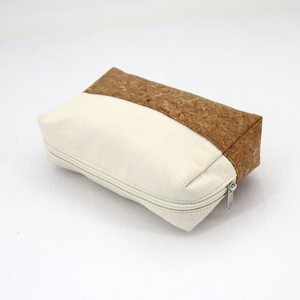 Sinh Thái Thân Thiện Phân Hủy Sinh Học Tự Nhiên Nút Chai Mỹ Phẩm Túi Du Lịch Vệ Sinh Cá Nhân <span class=keywords><strong>Pouch</strong></span> Rửa Túi - Product Image 4