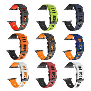 Correa de Silicona para Reloj <span class=keywords><strong>Apple</strong></span> Series 9, 8, 7 SE, Diseño Deportivo, Correa de Repuesto Inteligente Suave y Cómoda - Product Image 2