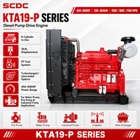 Moteur de pompe diesel SCDC authentique CUM KTA19-P600 600HP 448kW pour pompe à incendie, pompe à eau, applications industrielles