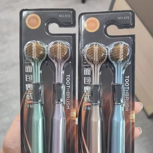 Thiết Kế Mới U Hình Dạng Lông Bàn Chải Đánh Răng Chỉnh Hình Dành Cho Người Lớn Bàn Chải Đánh Răng Bằng Nhựa Với Lưỡi <span class=keywords><strong>Scraper</strong></span> - Product Image 1