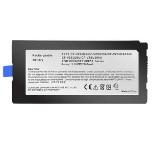 CF-VZSU29 CF-VZSU29A笔记本电池，适用于Pana-sonic CF-29 CF-51 CF-52 Toughbook 11.1V 7800毫安时锂离子笔记本电池