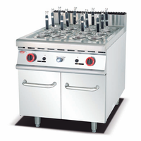 Cuisinière à pâtes au gaz Wiberda, armoire verticale, acier inoxydable, usage intensif, grande capacité, 2200W, garantie 1 an, professionnelle