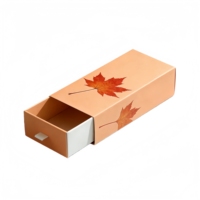 Schubladenförmige Glanzfolie mit Geschenkpapierboxen für Cupcakes & Desserts Handgefertigte Verpackung
