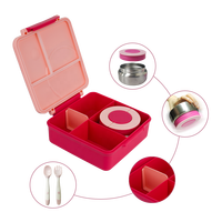 Boîte à bento de pique-nique en plastique Portable avec compartiments de récipient de nourriture à micro-ondes pour les enfants de l'école boîtes à lunch de stockage de cuisine