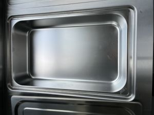 Calentador eléctrico de alimentos para buffet de acero inoxidable, mesa de vapor de alimentos comercial, calentador de alimentos, exhibición de Buffet, equipo de cantina para empleados - Product Image 5