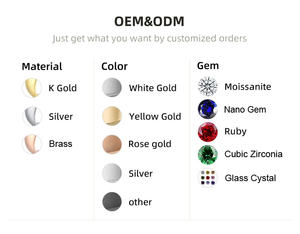 Bagues de mariage tendance en or rose plaqué avec zircon bleu pour femmes, vente en gros - Product Image 6