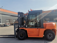 Chariot élévateur diesel à grande capacité fourni directement par l'usine, 5 tonnes, 7 tonnes, 8 tonnes, à prix très avantageux