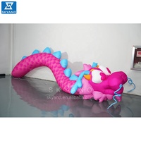 Décoration commerciale dessin animé gonflable Dragon Sculpture personnage gonflable personnalisé mascotte décoration publicitaire