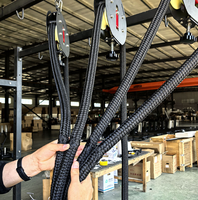 Dinuo Home Gym Nouvelle Machine d'escalade rotative à vitesse réglable, Machine de traction par corde, Entraîneur à corde suspendue sans fin