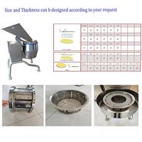 Industriële centrifugale snijmachine met 304 roestvrijstalen messen, hoogrendementsmotor, 380V, capaciteit 1000kg/uur voor aardappelchips