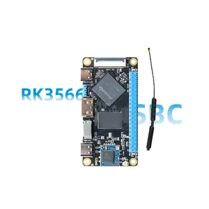 Gratis Datasheet Draadloze Sbc Linux Android Windows 10 Lpddr4 Rockchip Arm RK3566Single-Board Computer Moederbord Voor Server Iot