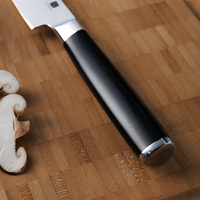 Couteau de cuisine utilitaire personnalisé en acier Damas, 5 pouces, en acier à haute teneur en carbone, avec manche écologique pour la cuisson