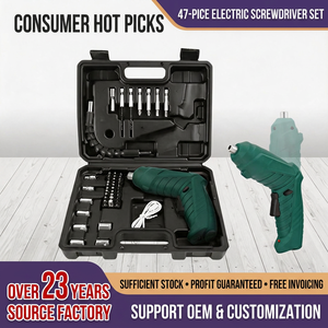 <b>Power</b> Screw Driver 3.6V Lithium Battery Brush Motor Multi Head Home Use Diy <b>Tool</b> Set - Product Image 5
