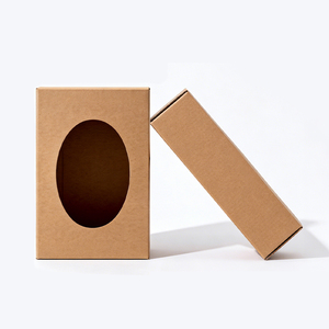 Mini boîtes cadeaux rondes en carton kraft avec fenêtre pour savon artisanal, friandises, pâtisseries, bonbons - Product Image 3