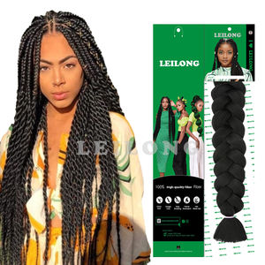 Hot <strong>Sales</strong> Umbo Braid Synthetic Braiding Hair Extension Soft Material Wig <strong>for</strong> <strong>African</strong> 165g Prestretched Synthetic Braiding Hair - Product Image 3