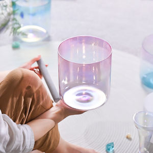 Jinfang 440Hz 432Hz Alchemy Kristal Kase Şarkı Söyleyen Çakra Temiz Ses Ücretsiz Tokmak ile - Product Image 4