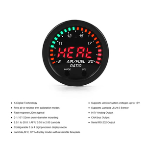 Sớm toda 30-0300 30-4110 X-Series Băng Rộng O2 Không Khí Nhiên Liệu Tỷ Lệ Đo Kit Lsu 4.9 0258017025 Cảm Biến Oxy 15*4.3Cm Cho Aem Decal - Product Image 4