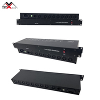 Répartiteur DMX MZX de haute qualité 8 canaux, contrôleur sur rail DIN pour éclairages LED DJ et de projection avec RGB IP33 CRI95 en fer
