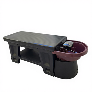 Chaise de massage capillaire <span class=keywords><strong>professionnelle</strong></span> de salon thaïlandais, nouvelle conception, de haute qualité, best-seller, en cuir synthétique, lit de shampooing, luxe moderne - Product Image 1