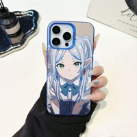 Coques de téléphone magnétiques sans fil à thème Anime pour iPhone Xs Xr 11 12 13 14 15 Pro Max
