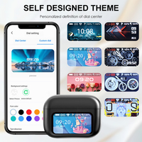 ANC Pro LCD Touch Control Wireless Earbuds Hybrid Noise Cancelling, Bluetooth 5.4, IP4 Tahan Air untuk Olahraga dan Gaming
