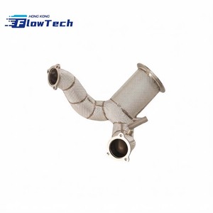 Tubo de Escape de Acero Inoxidable para Porsche Cayenne Q7 Q8 3.0T V6, Tubo de Escape Turbo de Alto Flujo - Product Image 5