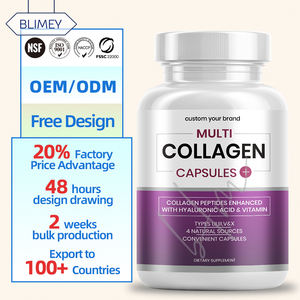 Super collagene capsule Multi pesce marino congelato collagene peptidi <span class=keywords><strong>2</strong></span> in 1 L-glutatione vitamina c sbiancante glutea pelle - Product Image 1