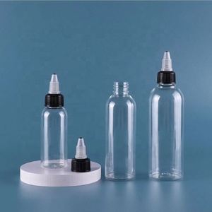 Hot Sale Pet Plastic Dropper <b>Bottle</b> 30ml 60ml 100ml Essential Oil <b>Bottles</b> With Black Twist Cap for Glue - Product Image 5