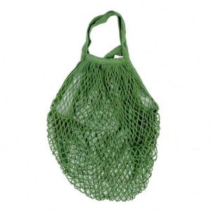 Sac en coton pliable écologique avec cordon de serrage, logo rayé imprimé personnalisé, sac de shopping à poignée, emballage promotionnel, lavable - Product Image 3